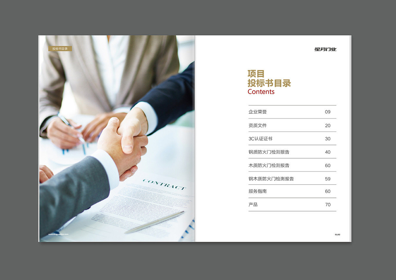 星月企業(yè)畫(huà)冊設計